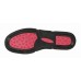e2081Tuscany Pink Faux Croc Leather Ladies Golf Sandal